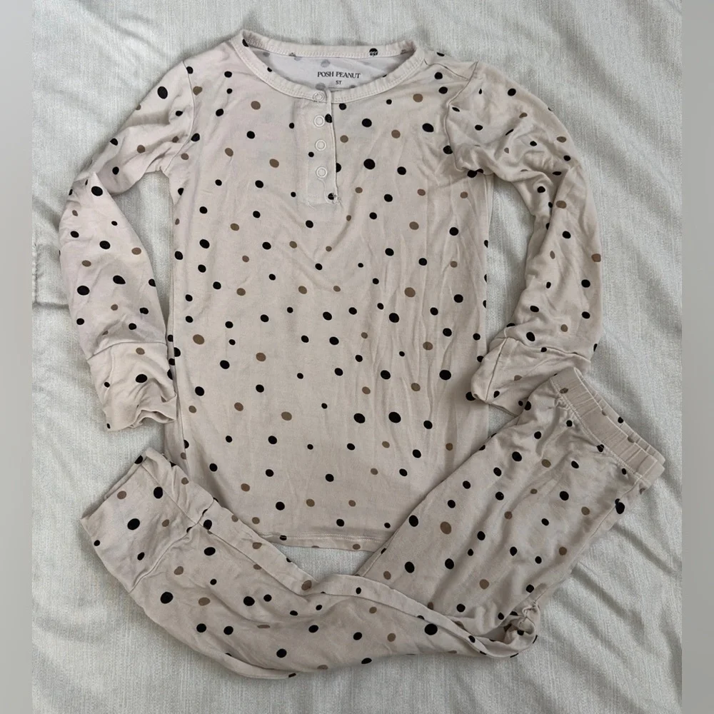 Posh Peanut Polka Dot Pajamas